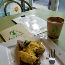 Café Temple - Scrabbled local eggs, grass fed butter, and steak bacon with a cappuccino. Lovely and very hearty for the cold grey of Ireland.