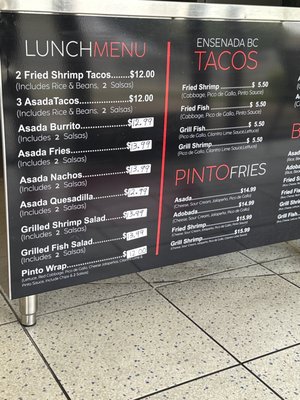Menu photo 3 Taco Pinto Fresno, CA