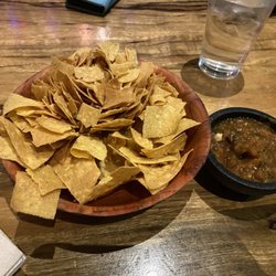 The chips and salsa.