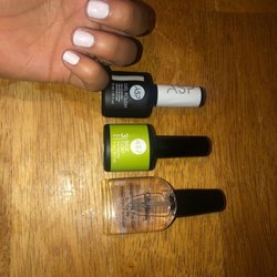 Sally Beauty - base coat and gel polish was from their store but the top coat was from targe and it was my first time doing gel on myself.