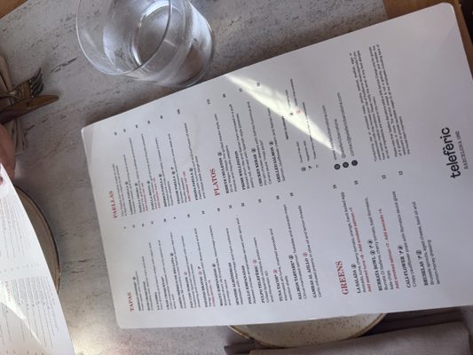 Menu photo 2 Teleferic Barcelona San Diego, CA Menu photo 2 Teleferic Barcelona San Diego, CA