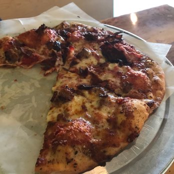 Thornapple Brewing - Ham, bacon, and sausage pizza - Breweries Near Me - Grand Rapids, Michigan