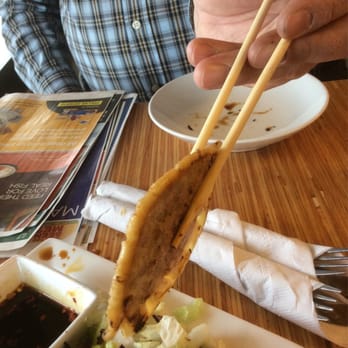 Noodles and Company - This supposed to be a pot sticker???? Come on it's a pancake. Wtf? - Noodles Near Me - Norridge, Illinois Noodles and Company - This supposed to be a pot sticker???? Come on it's a pancake. Wtf? - Noodles Near Me - Norridge, Illinois