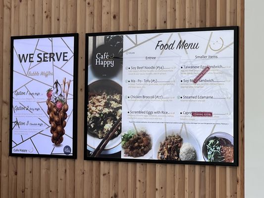 Menu photo 1 Cafe Happy Seattle, WA Menu photo 1 Cafe Happy Seattle, WA