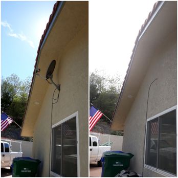 Dish Down - BEFORE AND AFTER PICTURE. DISH REMOVAL! - Television Service Providers Near Me Dish Down - BEFORE AND AFTER PICTURE. DISH REMOVAL! - Television Service Providers Near Me
