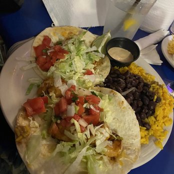 Cantina Captiva - Shrimp tacos - my mom took 2 bites and didn't eat the rest, didn't take a box. Just left it... - Mexican Near Me - Captiva, Florida