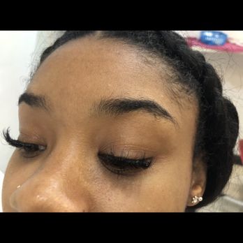 Luxury Spa Nails - Before Eyebrows - Nail Salons Near Me - Bowie, Maryland