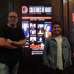 Comedian Jason Collings and comedian/producer Alex Caron for The Creatures of Habit Comedy Show. Comedian Jason Collings and comedian/producer Alex Caron for The Creatures of Habit Comedy Show.