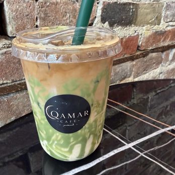 Qamar Cafe - Dubai chocolate Latte - Coffee & Tea Near Me - Utica, New York