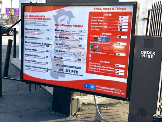 Menu photo 3 Figueroa Philly Cheese Steak Los Angeles, CA