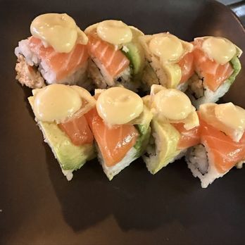 Robata-X Sushi & Izakaya - LEMON SALMON ROLL - Sushi Bars Near Me - Oceanside, California Robata-X Sushi & Izakaya - LEMON SALMON ROLL - Sushi Bars Near Me - Oceanside, California