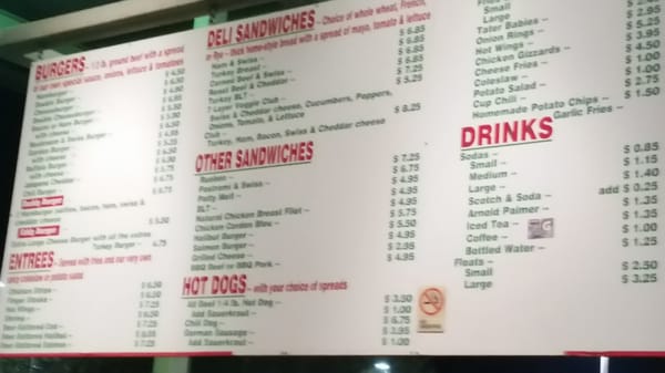 Menu photo 8 Fast Eddy's Walla Walla, WA