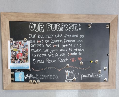 Menu photo 3 4 Paws Coffee Co. Palm Springs, CA