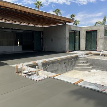 Home Space Construction - New pool deck and coping installation for a stylish, safe, and durable backyard oasis, enhancing both function and style. - Masonry/Concrete Near Me - Cathedral City, California Home Space Construction - New pool deck and coping installation for a stylish, safe, and durable backyard oasis, enhancing both function and style. - Masonry/Concrete Near Me - Cathedral City, California