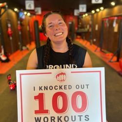 9Round Kickboxing Fitness - Hit her 1st Century Mark and still kickin!!
