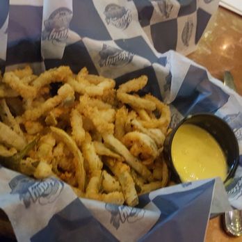 Bethany Blues BBQ Pit - I never liked fried pickles until these, removed the seeds and cut into strips! - Barbeque Near Me - Bethany Beach, Delaware