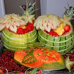 Ritzers Gourmet-Catering - Obstschnitzerei Italienisches Gourmet Büffet