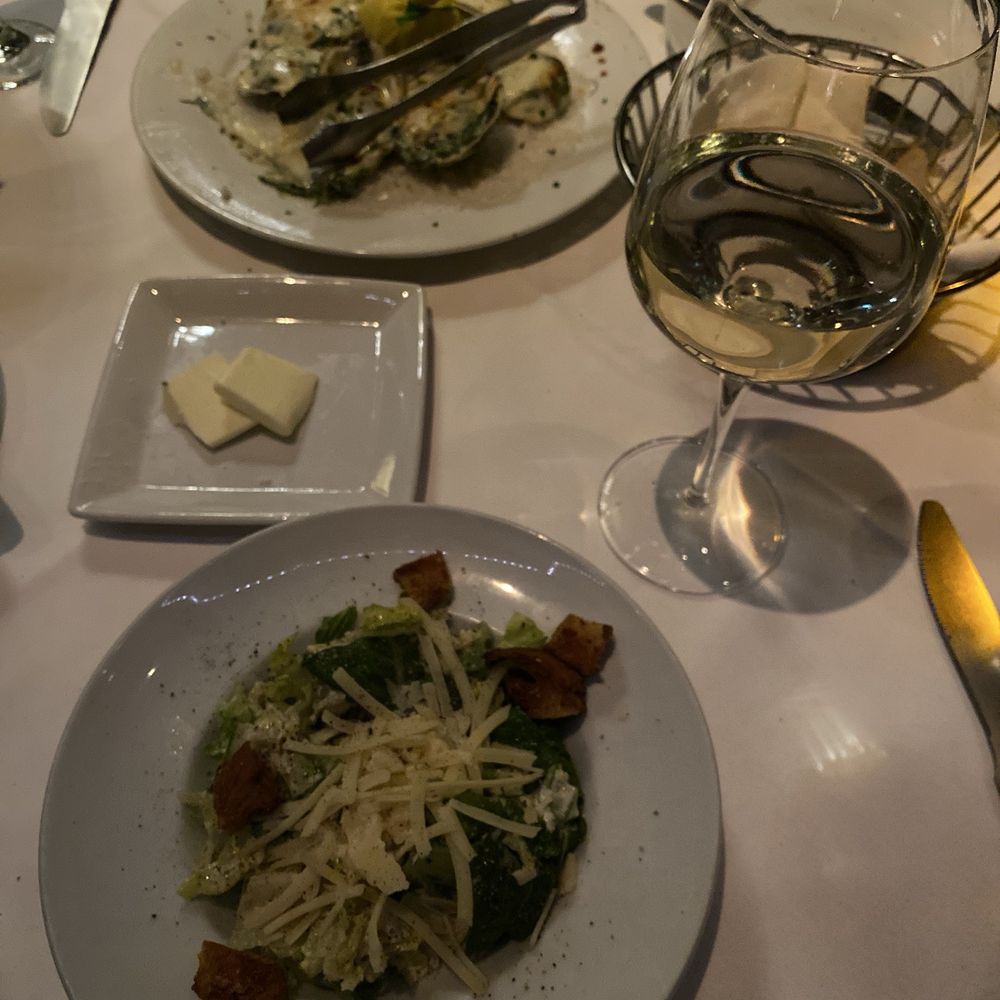 Oysters Rockefeller, Caesar Salad, Reisling Oysters Rockefeller, Caesar Salad, Reisling