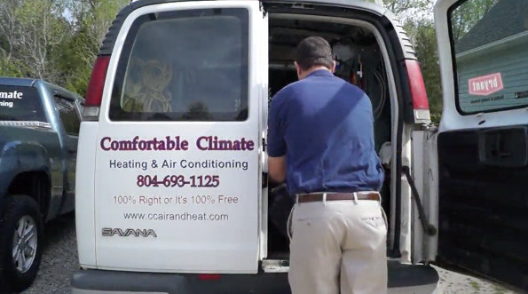 Slide of Comfortable Climate Heating and Air Conditioning