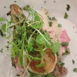 Restaurant Mumm - Rullesteg af lam med salvie