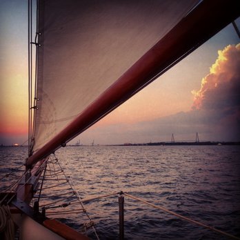 Schooner Pride - late July sunset sail - Tours Near Me - Charleston, South Carolina