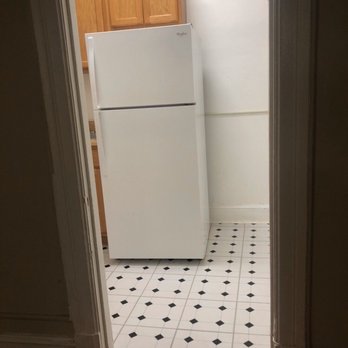 Kew Gardens Apartments - View of kitchen, came with fridge. I liked the tiling. Kitchen also had its own window! - Apartments Near Me - Washington, DC, District of Columbia