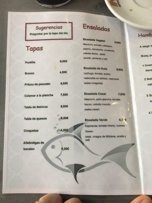 Menu photo 3 L'Àncora Valencia, V