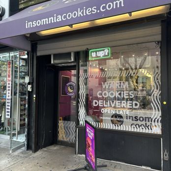 Insomnia Cookies - Outside the establishment - Food Delivery Services Near Me - New York, New York Insomnia Cookies - Outside the establishment - Food Delivery Services Near Me - New York, New York