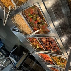 Chinese section of hot bar