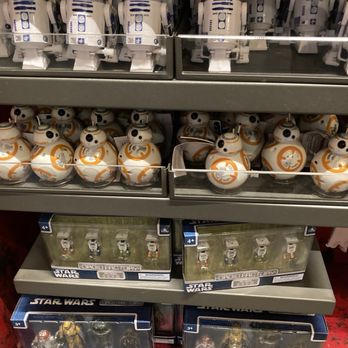 Droid Depot - Figurines inside shop bb8s R2-D2 - Gift Shops Near Me - Anaheim, California