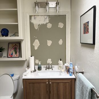Victory Glass - Before and after mirror installation.. - Glass & Mirrors Near Me