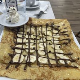 Banana Nutella crepe Banana Nutella crepe