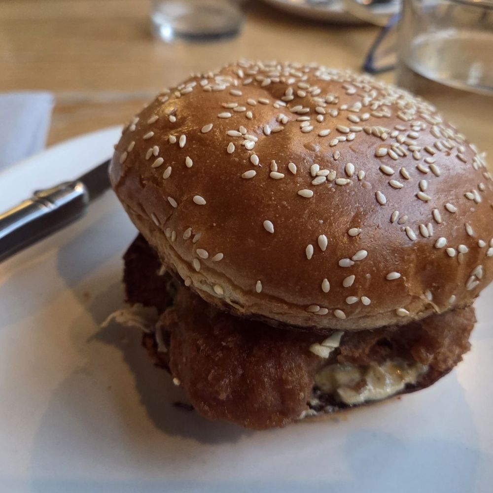 Yellowbelly - Fried cod fish sandwich - New American Near Me - St. Louis, Missouri Yellowbelly - Fried cod fish sandwich - New American Near Me - St. Louis, Missouri