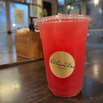 Cilantro Tacos - watermelon agua fresca - Tacos Near Me - Newberry, Florida