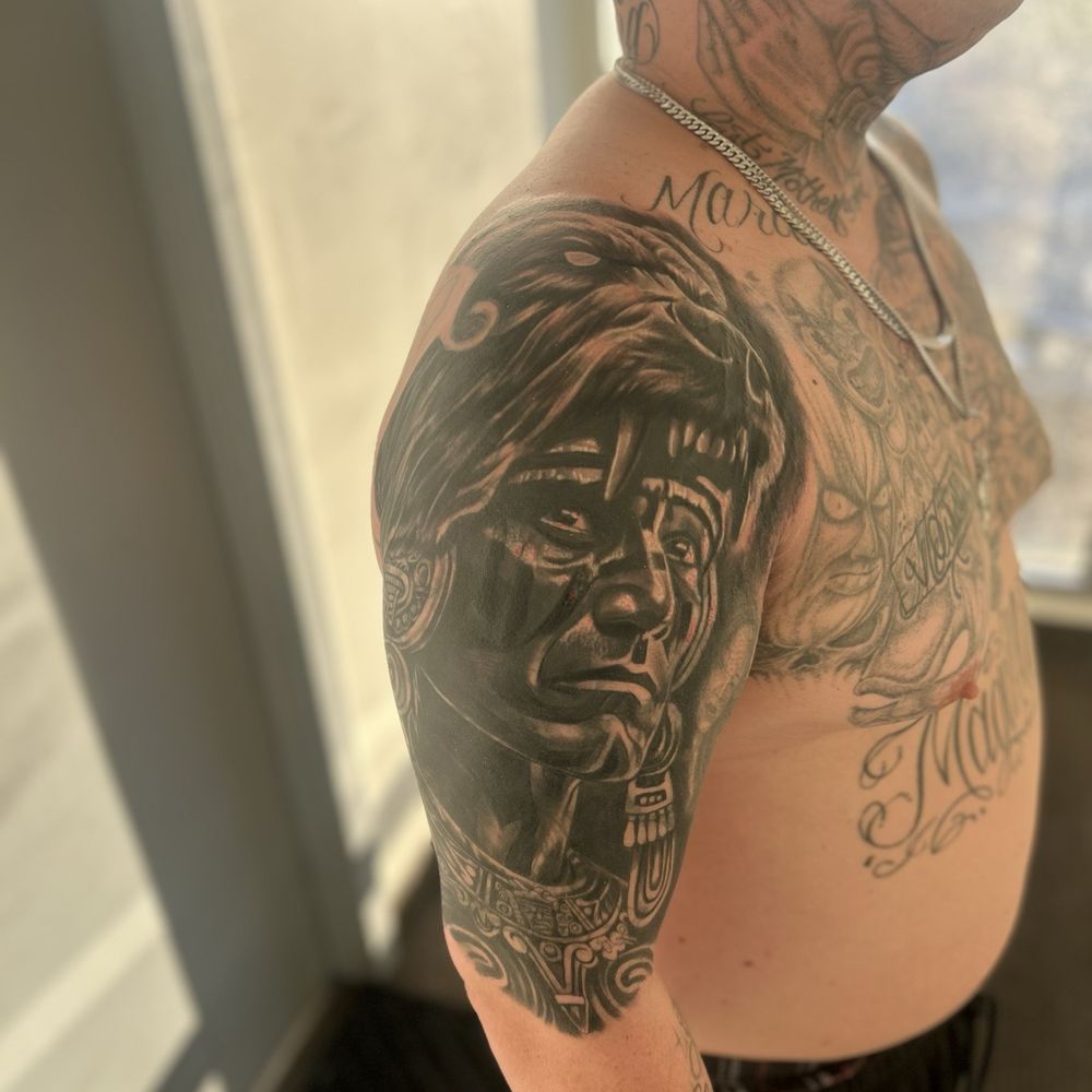 Manifest Studio - The arm tattoo is what scrappy did at MANIFEST TATTOO and it's a cover up !!! - Tattoo Near Me - El Monte, California Manifest Studio - The arm tattoo is what scrappy did at MANIFEST TATTOO and it's a cover up !!! - Tattoo Near Me - El Monte, California