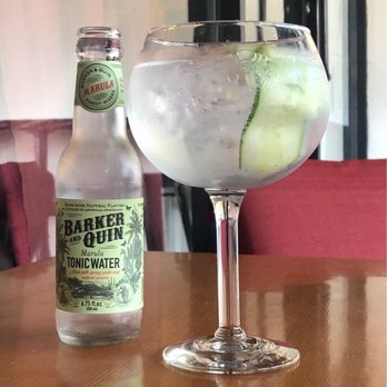The Blind Rabbit - Barker & Quin marula tonic, Tofino Old Growth Cedar gin, cucumber ribbon - Cocktail Bars Near Me - Vancouver, British Columbia
