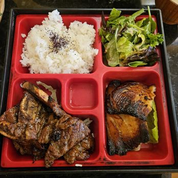Teishoku - Combo misoyaki butterfish (well done) and kalbi - Japanese Near Me - Honolulu, Hawaii Teishoku - Combo misoyaki butterfish (well done) and kalbi - Japanese Near Me - Honolulu, Hawaii
