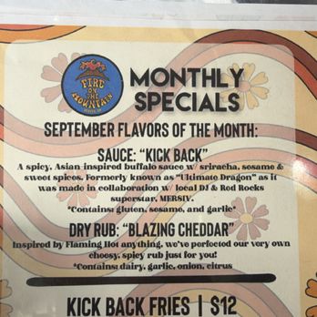 Fire On The Mountain - The Kick Back sauce was awesome too! - Chicken Wings Near Me - Denver, Colorado Fire On The Mountain - The Kick Back sauce was awesome too! - Chicken Wings Near Me - Denver, Colorado