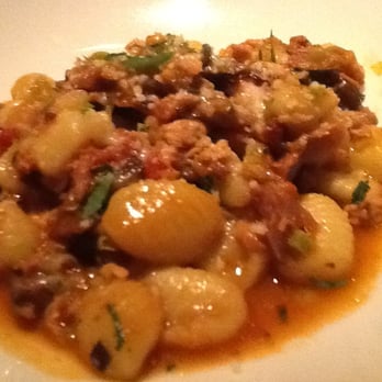 Pasta Moon - Gnocchi with duck, quail, and New Guinea hen - Italian Near Me - Half Moon Bay, California Pasta Moon - Gnocchi with duck, quail, and New Guinea hen - Italian Near Me - Half Moon Bay, California