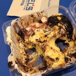 It's not pretty but it's a realistic depiction of what the sundae looks like within 5 minutes of getting it. It's not pretty but it's a realistic depiction of what the sundae looks like within 5 minutes of getting it.