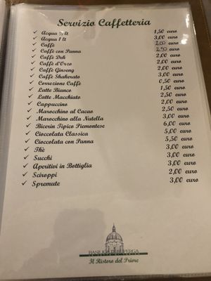 Menu photo 1 Ristoro del Priore Superga, TO Menu photo 1 Ristoro del Priore Superga, TO