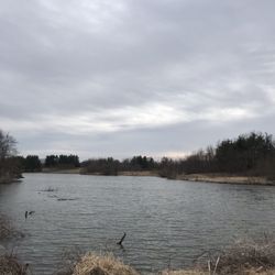 Waterworks Park - I was walking ON this lake a couple weeks ago