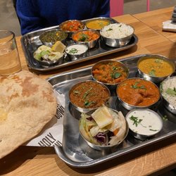 Two dinner thali