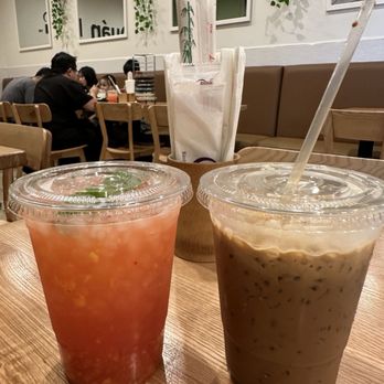 Quan Nhii - Drinks are too sweet n probably right out of the can, it gave me stomach aches - Vietnamese Near Me - Westminster, California