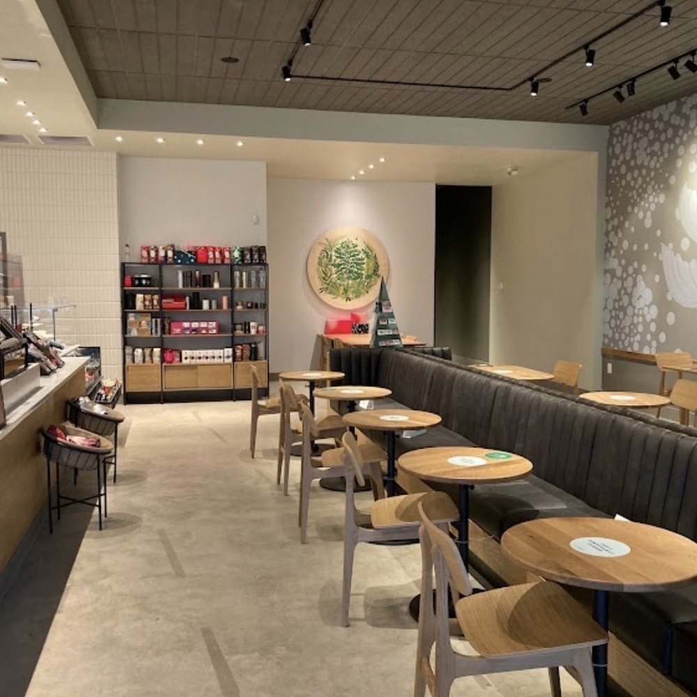 Starbucks - the interior of a starbucks coffee shop - Coffee & Tea Near Me - Kerrville, Texas