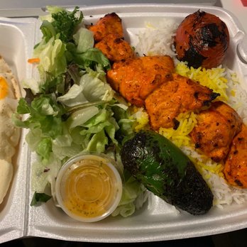 NoHo Cafe - Chicken Breast Kabob Combo Plate - Mediterranean Near Me - North Hollywood, California NoHo Cafe - Chicken Breast Kabob Combo Plate - Mediterranean Near Me - North Hollywood, California