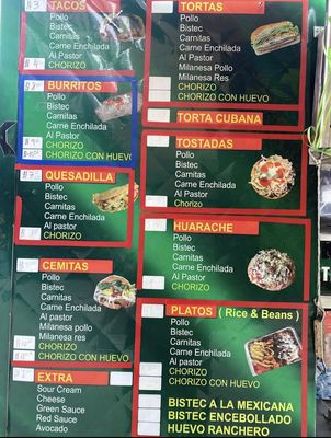 Menu photo 2 Tasty Burrito 77 New York, NY
