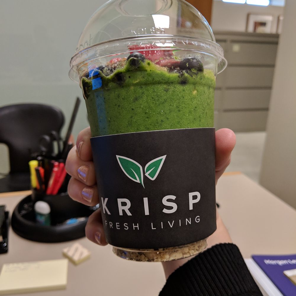 KRISP Fresh Living - Super Greens - Acai Bowl - Acai Bowls Near Me - Irvine, California KRISP Fresh Living - Super Greens - Acai Bowl - Acai Bowls Near Me - Irvine, California