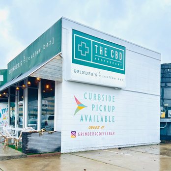 Grinder’s Coffee Bar - Outside - Coffee & Tea Near Me - Houston, Texas