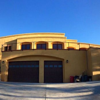 CJ McLeod Construction - Front of house with 3 if not 4 door garage . Dave M house . - General Contractors Near Me - Ojai, California